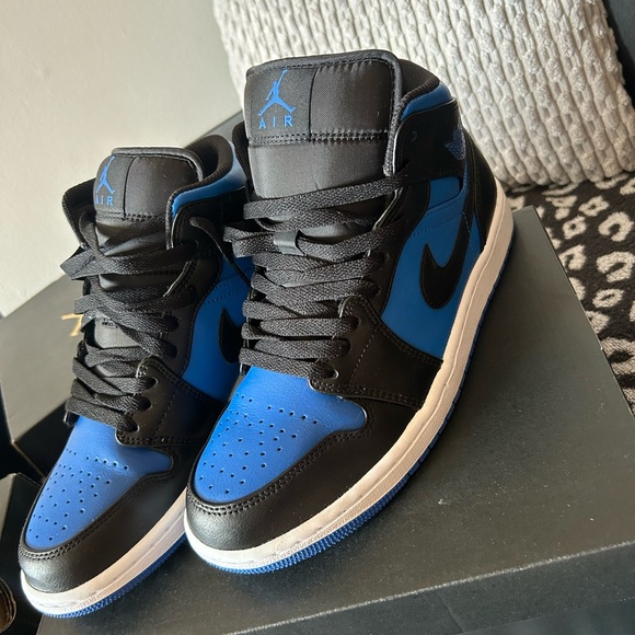 Air jordan 1 mid blue - Picture 1 of 8